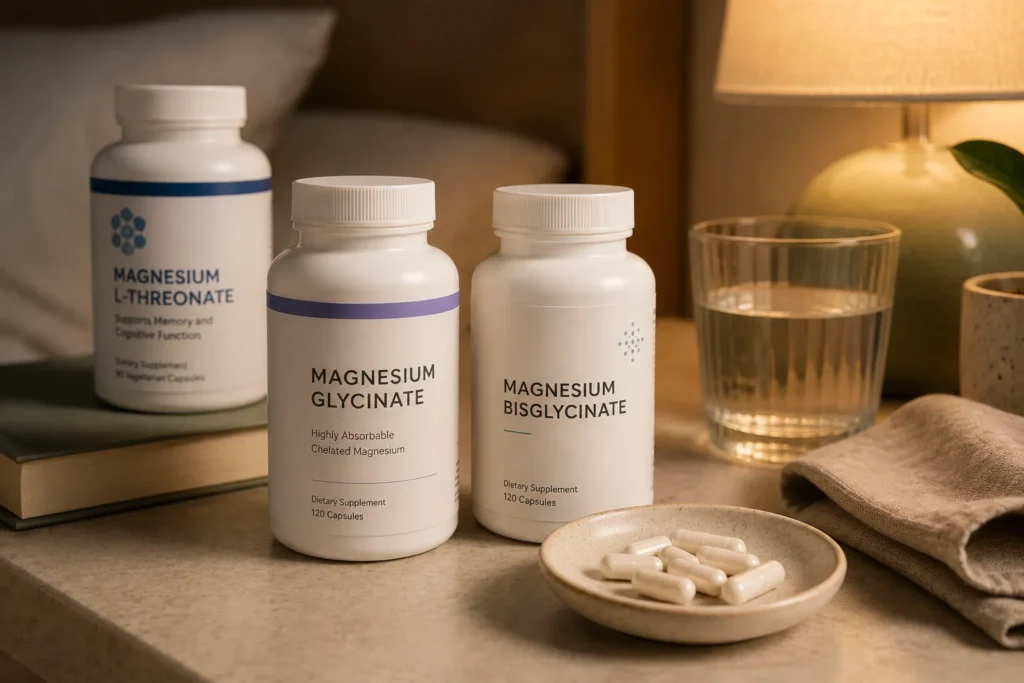 Different forms of magnesium supplements for perimenopause sleep