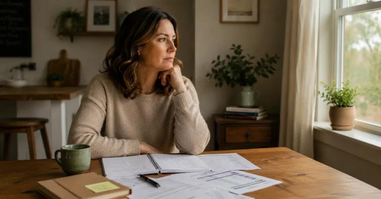 Woman preparing to talk to her doctor about perimenopause symptoms
